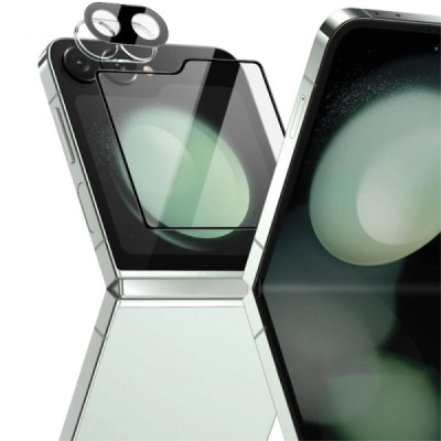 Samsung Galaxy Flip6 5G "IMAK" Tempered Glass kaitsev läbipaistev kaamera ja ekraaniklaas | Priedai.lt