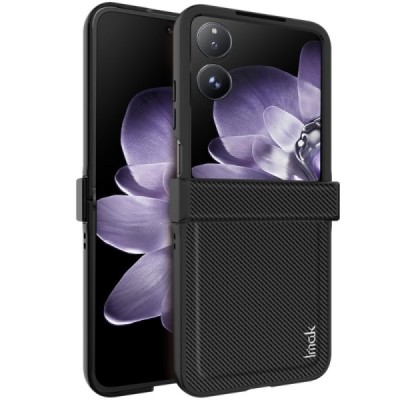 Xiaomi Mix Flip 5G "IMAK" Carbon Fiber must plastikust ümbris | Priedai.lt