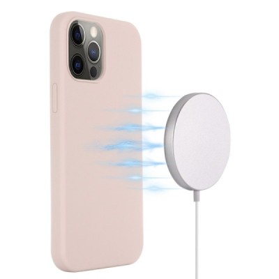 Apple iPhone 14 Pro "Shell" MagSafe kõvast silikoonist TPU roosa ümbris - kaaned | Priedai.lt