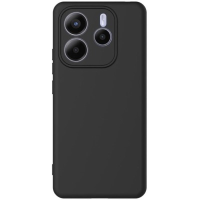 Xiaomi Redmi Note 14 5G "Shell" kõva silikoon (TPU) tagakaane must - ümbris | Priedai.lt