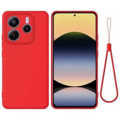 Xiaomi Redmi Note 14 5G "Shell" kõva silikoon (TPU) tagakaane punane - ümbris | Priedai.lt