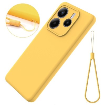 Xiaomi Redmi Note 14 5G "Shell" kõva silikoon (TPU) tagakaane kollane - ümbris | Priedai.lt