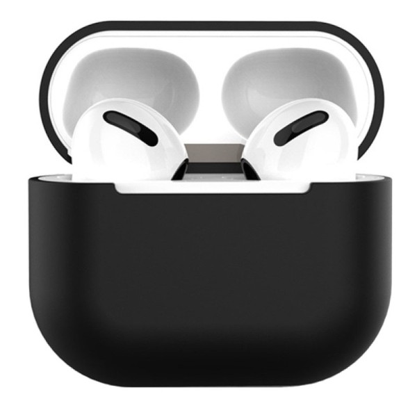 Silikoonist kõrvaklappide ümbris – must (AirPods 3)