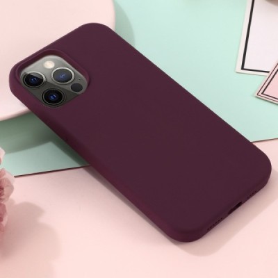 Apple iPhone 15 Pro Max "Shell" MagSafe kõvast silikoonist TPU burgundia ümbris - kaaned | Priedai.lt