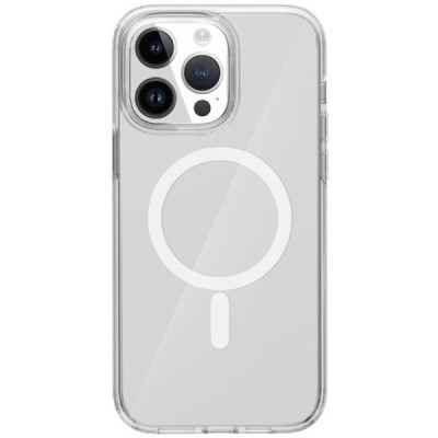 "Tubi" MagSafe kõva silikoonist (TPU) Apple iPhone 12 Pro Max läbipaistev ümbris | Priedai.lt
