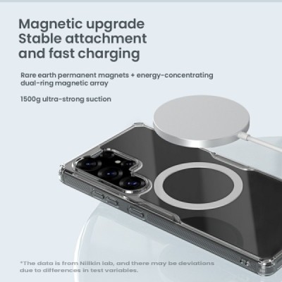 "Nillkin" Nature TPU Pro Magnetic MagSafe Samsung Galaxy S25 Ultra läbipaistev ümbris | Priedai.lt