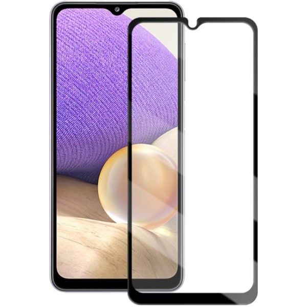 "Mocolo" 2.5D Tempered Glass kaitsev ekraaniklaas - must (Galaxy A32 5G / M32 5G / A02 / A02s / A12 / A13 / M12 / Poco M5 4G /