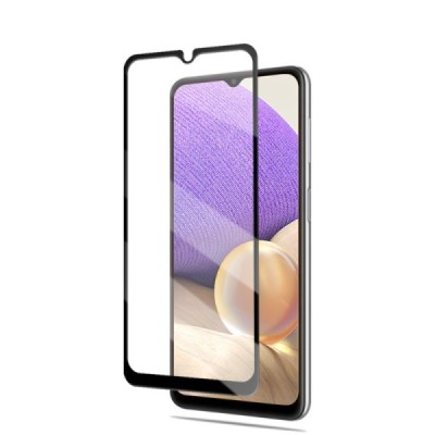 Samsung Galaxy A32 (M32, A02, A02s, A12, M12, Poco M5 4G, Redmi A1 4G) "Mocolo" 2.5D 9H Tempered Glass tugevdatud kaitse must tä