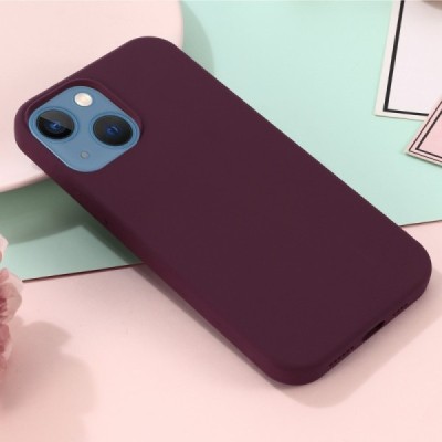 Apple iPhone 13 mini "Shell" MagSafe kõvast silikoonist TPU burgundia ümbris - kaaned | Priedai.lt