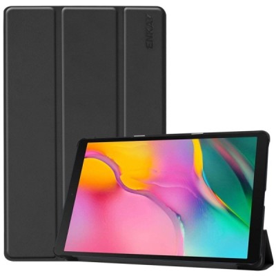 Samsung Galaxy Tab A 10.1 (2019) (T510, T515) pöörake nahk must kaaned | Priedai.lt