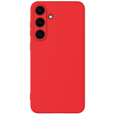 Samsung Galaxy S25+ "Shell" kõva silikoon (TPU) tagakaane punane - ümbris | Priedai.lt
