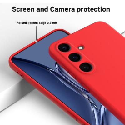 Samsung Galaxy S25+ "Shell" kõva silikoon (TPU) tagakaane punane - ümbris | Priedai.lt
