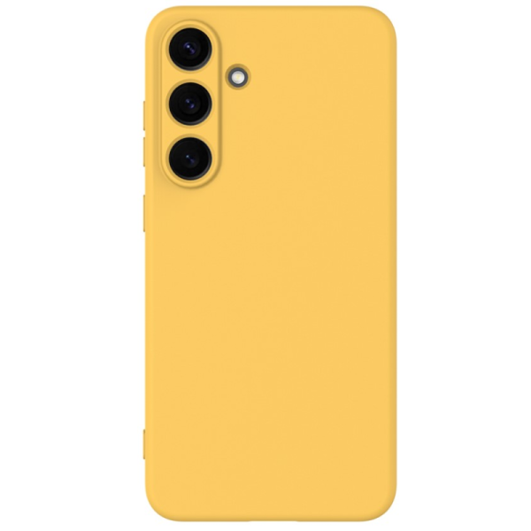 "Shell" kõva silikoon (TPU) ümbris – kollane (Galaxy S25+)