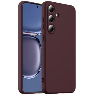 Samsung Galaxy S25+ "Shell" MagSafe kõvast silikoonist TPU burgundia ümbris - kaaned | Priedai.lt