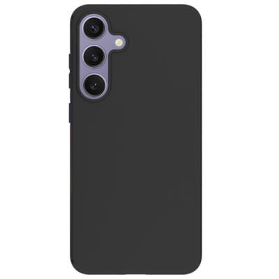 Samsung Galaxy S25+ kõva silikoon (TPU) tagakaane must - ümbris | Priedai.lt
