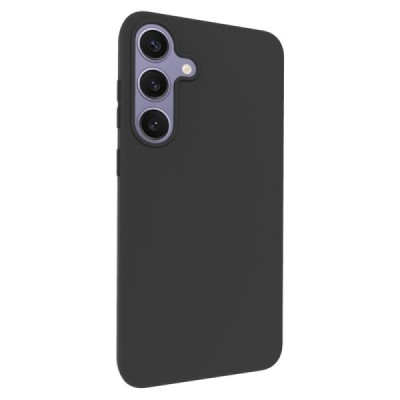 Samsung Galaxy S25+ kõva silikoon (TPU) tagakaane must - ümbris | Priedai.lt