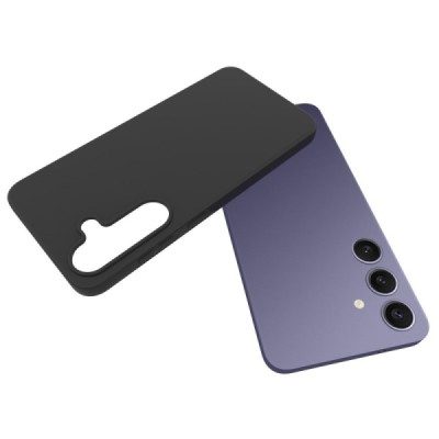 Samsung Galaxy S25+ kõva silikoon (TPU) tagakaane must - ümbris | Priedai.lt