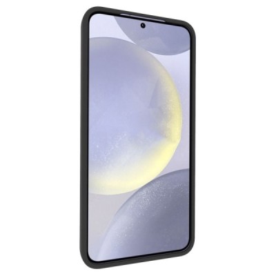 Samsung Galaxy S25+ kõva silikoon (TPU) tagakaane must - ümbris | Priedai.lt