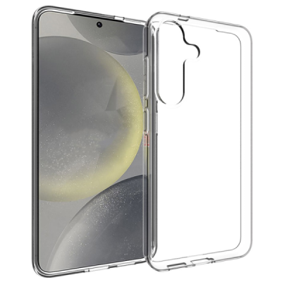 Samsung Galaxy S25 kõva silikoon (TPU) tagakaane läbipaistev - ümbris | Priedai.lt