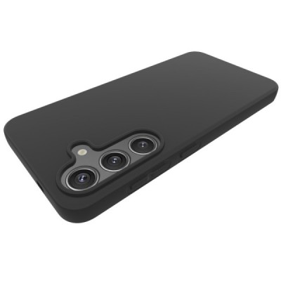 Samsung Galaxy S25 kõva silikoon (TPU) tagakaane must - ümbris | Priedai.lt