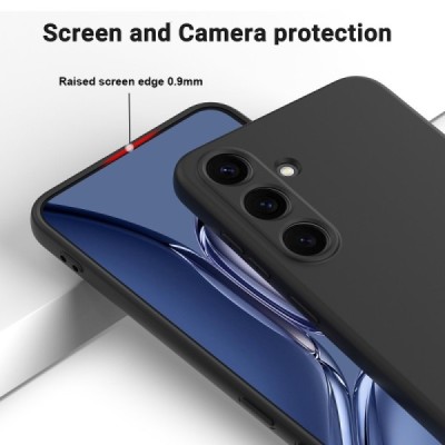 Samsung Galaxy S25 "Shell" kõva silikoon (TPU) tagakaane must - ümbris | Priedai.lt
