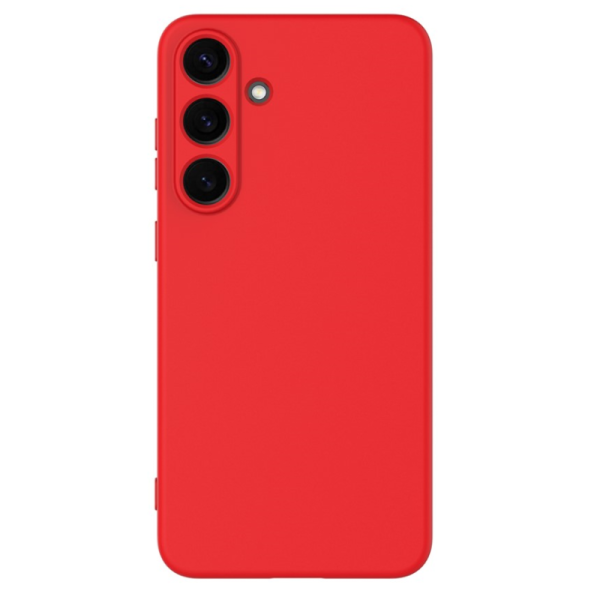 "Shell" kõva silikoon (TPU) ümbris – punane (Galaxy S24 / S25)