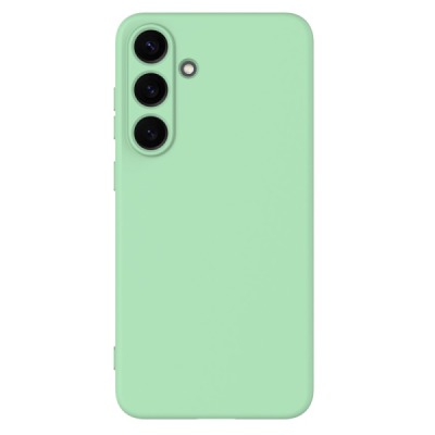 Samsung Galaxy S25 "Shell" kõva silikoon (TPU) tagakaane roheline - ümbris | Priedai.lt