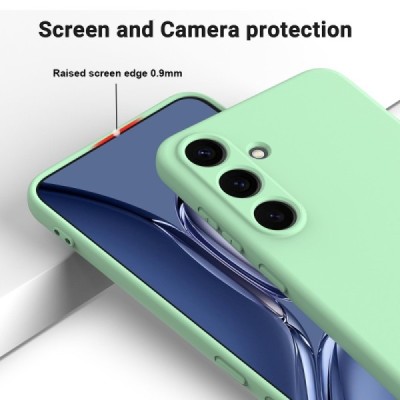 "Shell" kõva silikoon (TPU) ümbris – roheline (Galaxy S24 / S25)