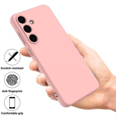 "Shell" kõva silikoon (TPU) ümbris – roosa (Galaxy S24 / S25)