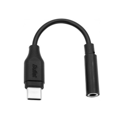 "Bullet" must USB-C kuni 3,5 mm AUX kõrvaklappide adapter | Priedai.lt
