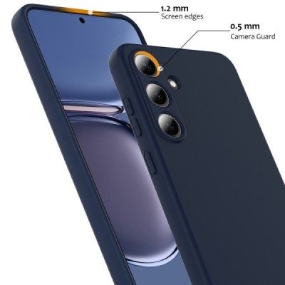 Samsung Galaxy S25+ "Shell" MagSafe kõvast silikoonist TPU tumesinine ümbris - kaaned | Priedai.lt