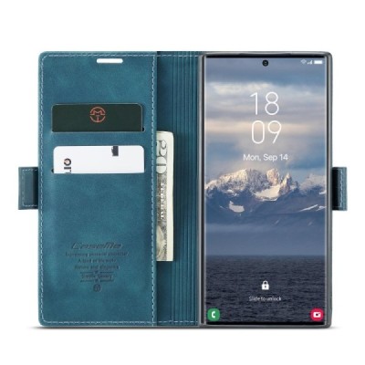 Samsung Galaxy S25 Ultra CaseMe Retro tahke nahk kaaned - roheline | Priedai.lt
