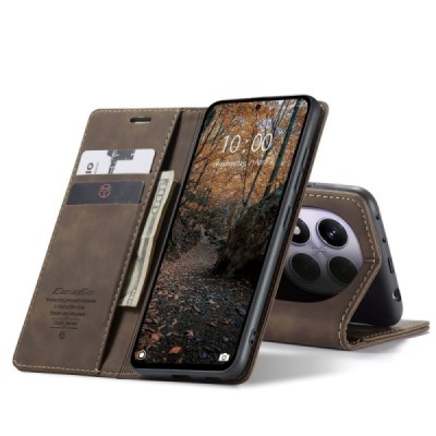 Xiaomi Redmi Note 14 Pro 4G CaseMe Retro tahke nahk kaaned - pruun | Priedai.lt