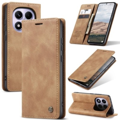 Xiaomi Redmi Note 14 Pro 4G CaseMe Retro tahke nahk kaaned - helepruun | Priedai.lt