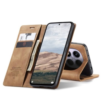 Xiaomi Redmi Note 14 Pro 4G CaseMe Retro tahke nahk kaaned - helepruun | Priedai.lt