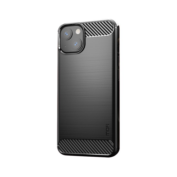 "AILES" Carbon kõva silikoon (TPU) ümbris – must (iPhone 13 mini)