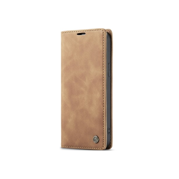 "CaseMe" Retro tahke kaaned - helepruun (iPhone 17e / 16e)