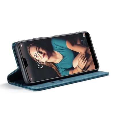 Huawei P20 CaseMe Retro tahke nahk kaaned - roheline | Priedai.lt