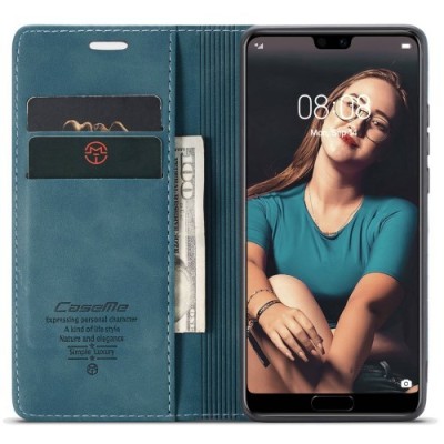 Huawei P20 CaseMe Retro tahke nahk kaaned - roheline | Priedai.lt