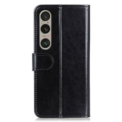 Sony Xperia 1 VI Binfen nahk must kaaned - rahakott | Priedai.lt
