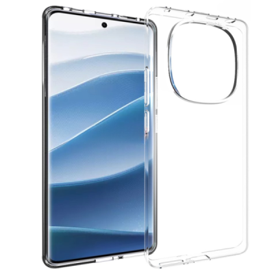 Xiaomi Redmi Note 14 Pro 4G kõva silikoon (TPU) tagakaane läbipaistev - ümbris | Priedai.lt