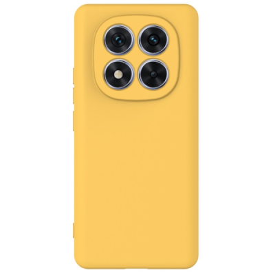 Xiaomi Redmi Note 14 Pro 5G (Poco X7 5G) "Shell" kõva silikoon (TPU) tagakaane kollane - ümbris | Priedai.lt