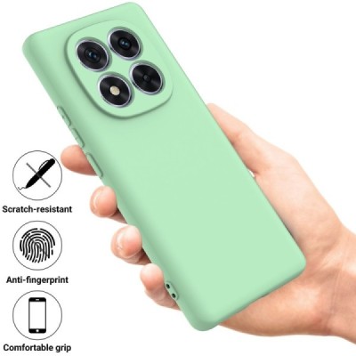 Xiaomi Redmi Note 14 Pro 5G (Poco X7 5G) "Shell" kõva silikoon (TPU) tagakaane roheline - ümbris | Priedai.lt