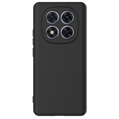 Xiaomi Redmi Note 14 Pro 5G (Poco X7 5G) "Shell" kõva silikoon (TPU) tagakaane must - ümbris | Priedai.lt