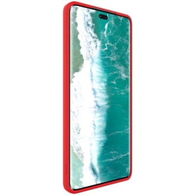 Honor 200 Pro 5G „Imak“ kõvast silikoonist TPU punane ümbris - taga | Priedai.lt