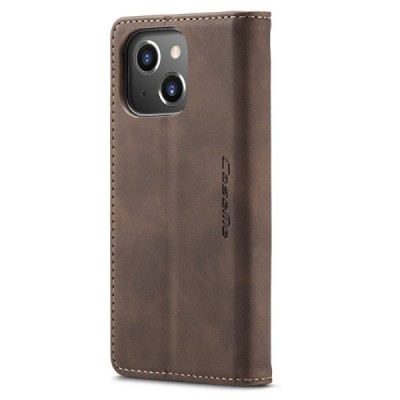 Apple iPhone 13 CaseMe Retro tahke nahk kaaned - pruun | Priedai.lt
