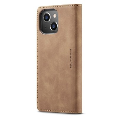 Apple iPhone 13 CaseMe Retro tahke nahk kaaned - helepruun | Priedai.lt