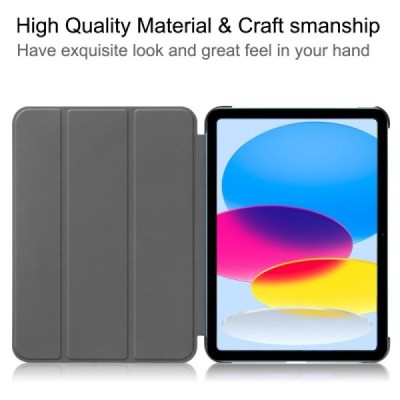Apple iPad 11 2025, iPad 10,9 2022 pöörake nahk must kaaned | Priedai.lt