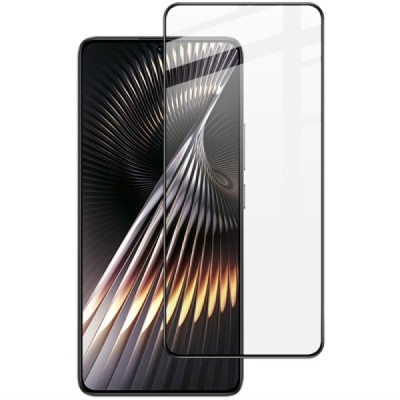 Poco X7 Pro 5G, Redmi Turbo 4 5G "IMAK" karastatud klaasiga tugevdatud kaitse must täiskattega kaitseklaas | Priedai.lt