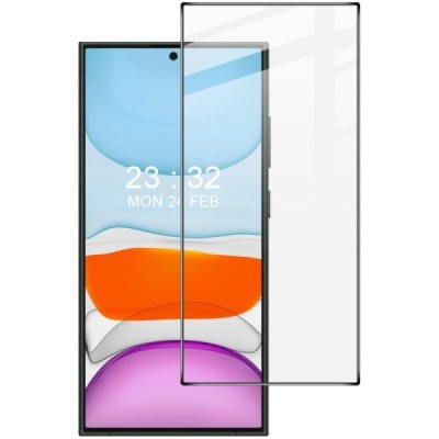 Samsung Galaxy S24 Ultra "IMAK" karastatud klaasiga tugevdatud kaitse must täiskattega kaitseklaas | Priedai.lt